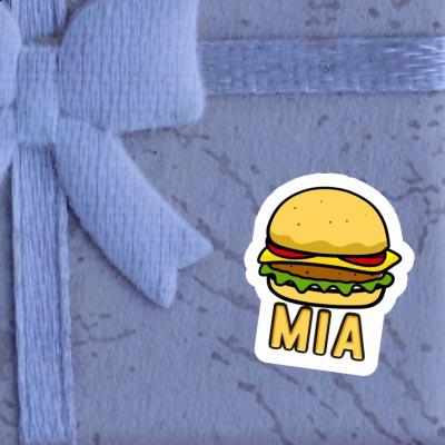 Autocollant Hamburger Mia Notebook Image