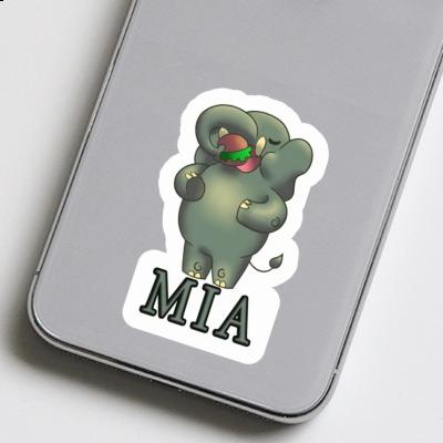 Sticker Elephant Mia Notebook Image