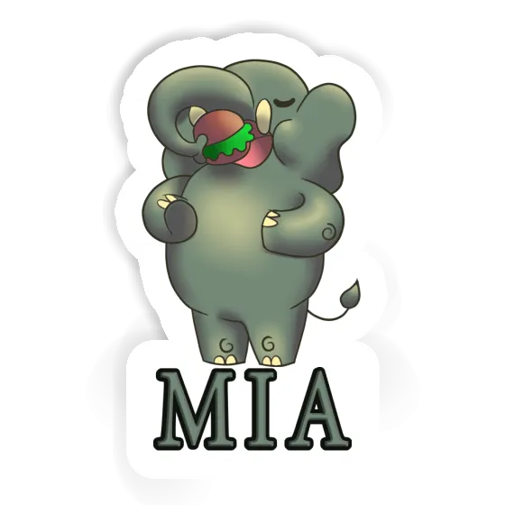 Sticker Elephant Mia Image