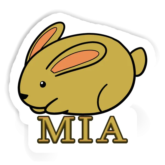 Autocollant Lapin Mia Image