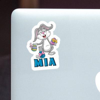 Sticker Easter Bunny Mia Laptop Image