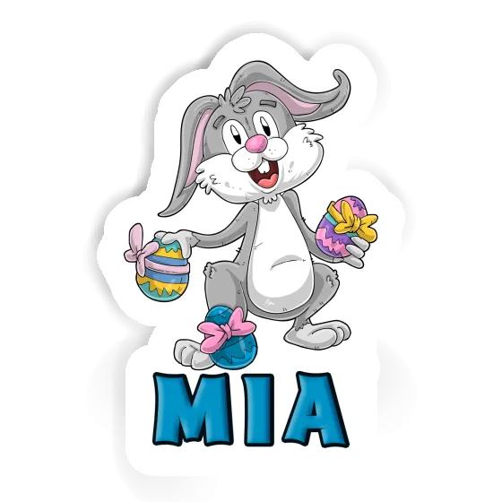 Mia Autocollant Lapin de Pâques Image