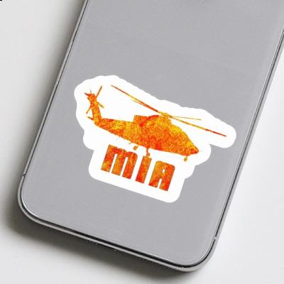 Helicopter Sticker Mia Laptop Image