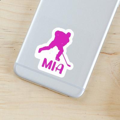 Autocollant Joueuse de hockey Mia Gift package Image