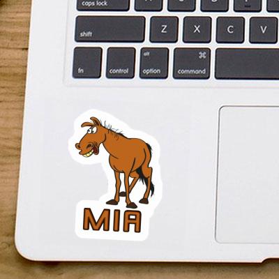 Mia Sticker Horse Notebook Image