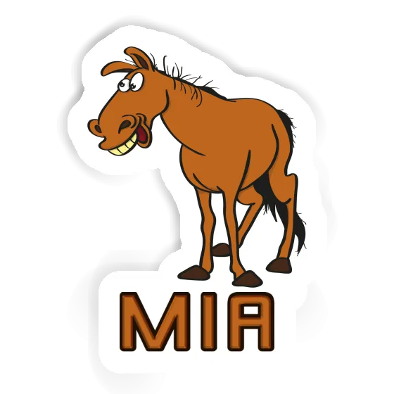 Mia Sticker Horse Image