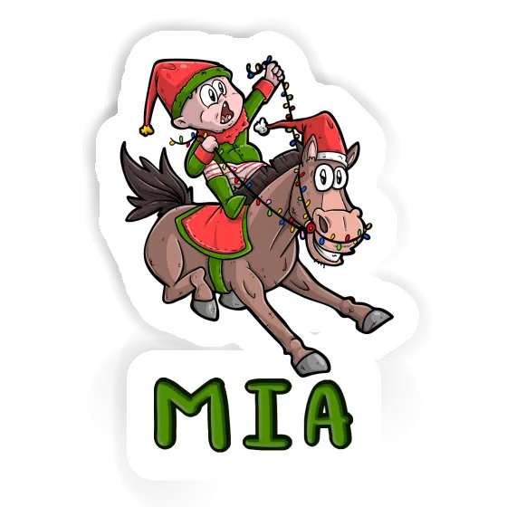 Mia Sticker Horse Notebook Image