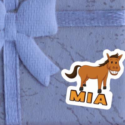 Mia Autocollant Cheval Image