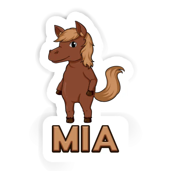 Mia Sticker Horse Image