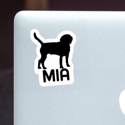 Mia Autocollant Chien Image