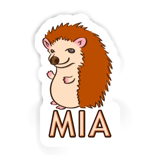 Mia Sticker Hedgehog Laptop Image