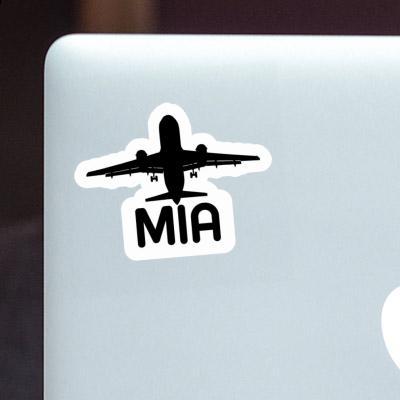 Jumbo-Jet Autocollant Mia Notebook Image