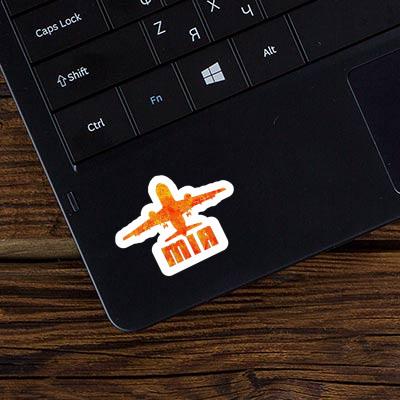 Sticker Jumbo-Jet Mia Laptop Image