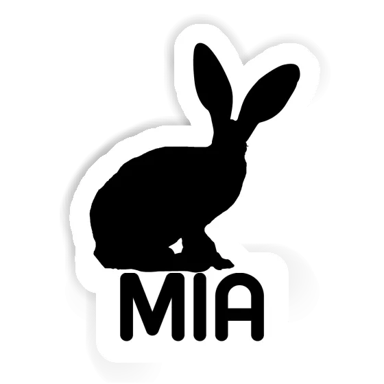 Autocollant Lapin Mia Notebook Image