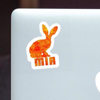 Rabbit Sticker Mia Laptop Image