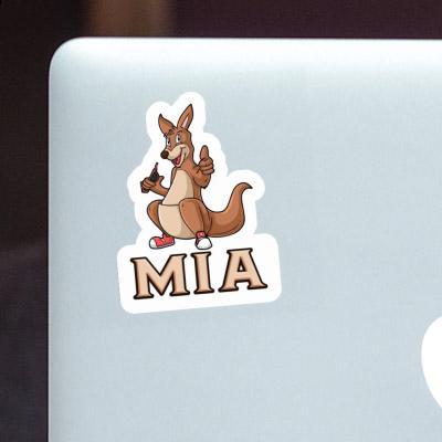 Sticker Kangaroo Mia Laptop Image