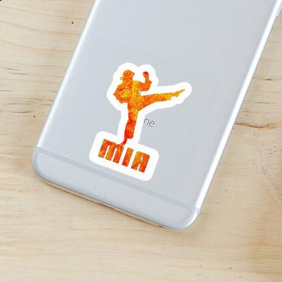 Mia Sticker Karateka Notebook Image