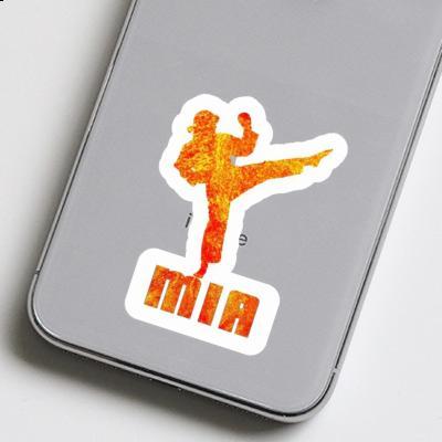 Sticker Karateka Mia Laptop Image