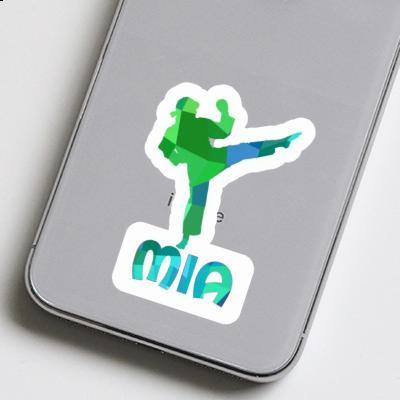 Sticker Mia Karateka Notebook Image