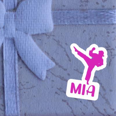 Mia Sticker Karateka Notebook Image