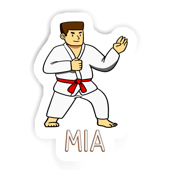 Karateka Sticker Mia Notebook Image