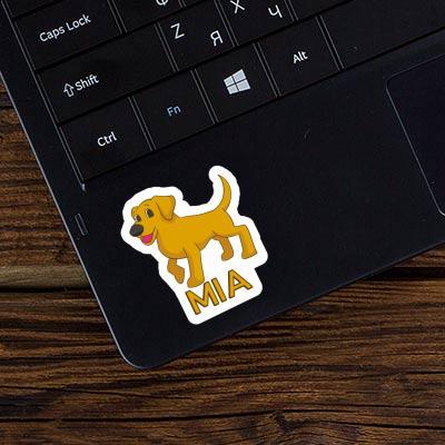 Sticker Mia Dog Laptop Image