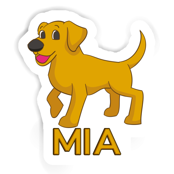 Sticker Mia Dog Image