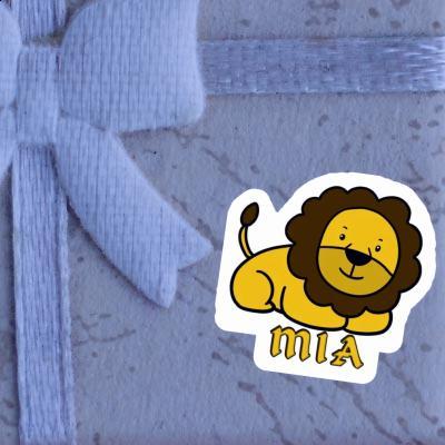 Mia Sticker Lion Notebook Image