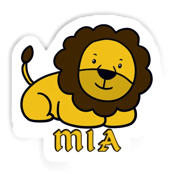 Mia Sticker Lion Image