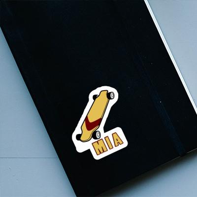 Mia Autocollant Skateboard Notebook Image