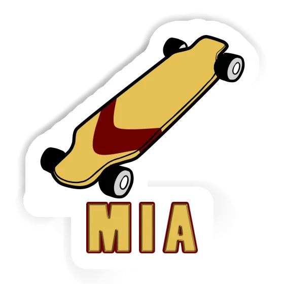 Mia Autocollant Skateboard Image