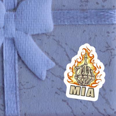 Sticker Mia Mittelfinger Gift package Image