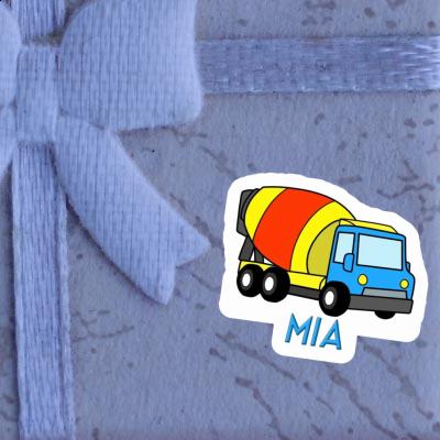 Autocollant Mia Camion malaxeur Gift package Image