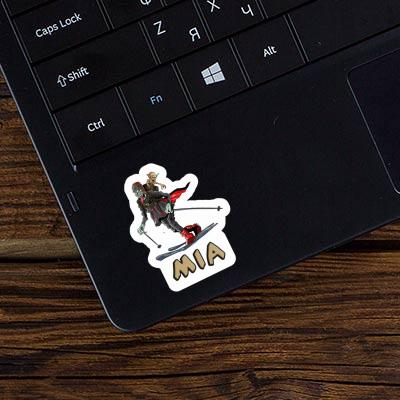 Mia Sticker Telemarker Laptop Image