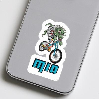 Sticker Mia Downhill-Biker Notebook Image