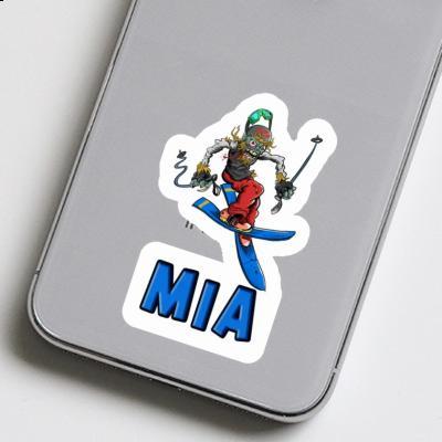 Freeride Skier Sticker Mia Image