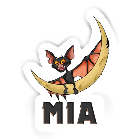 Sticker Mia Fledermaus Notebook Image