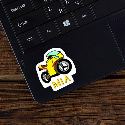 Sticker Motorrad Mia Notebook Image