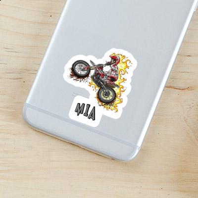 Mia Sticker Motocross Rider Notebook Image