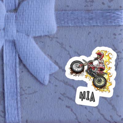 Mia Sticker Motocross Rider Image