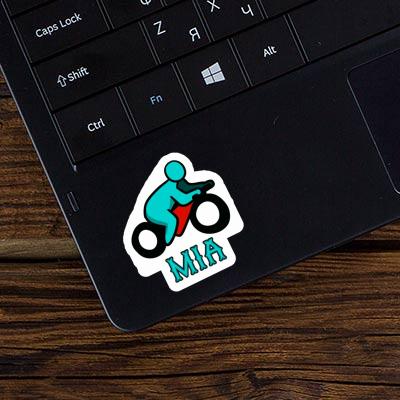 Mia Sticker Motorbike Driver Notebook Image