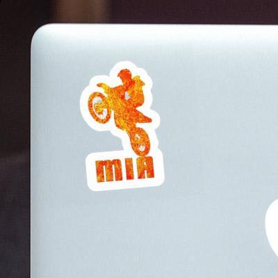 Sticker Motocross Jumper Mia Notebook Image