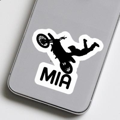 Motocrossiste Autocollant Mia Image