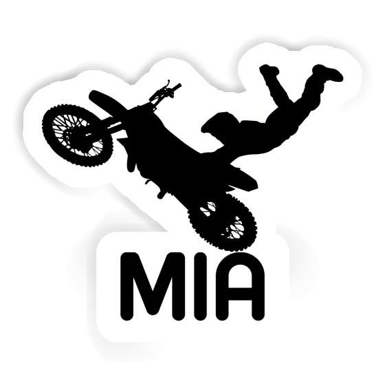 Mia Sticker Motocross Jumper Notebook Image