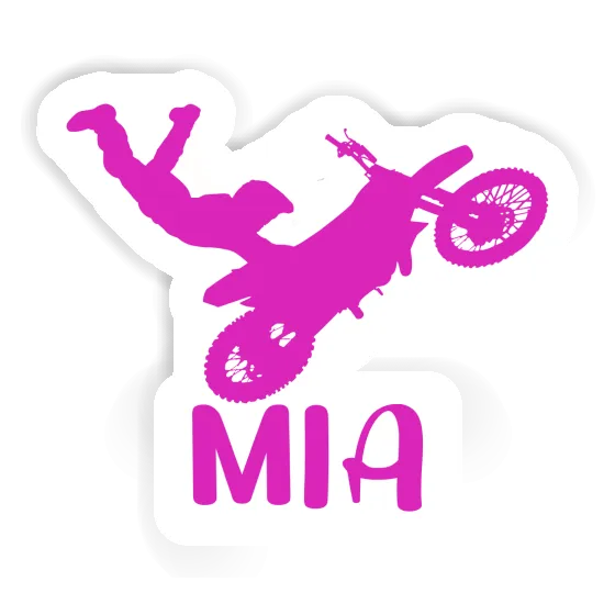 Sticker Mia Motocross Rider Notebook Image