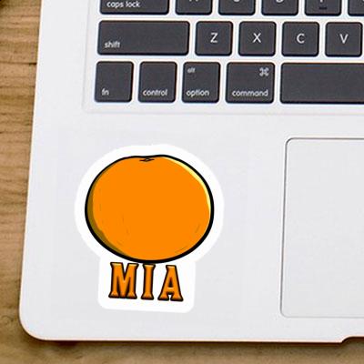 Sticker Mia Orange Laptop Image