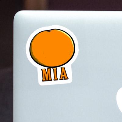 Sticker Mia Orange Laptop Image