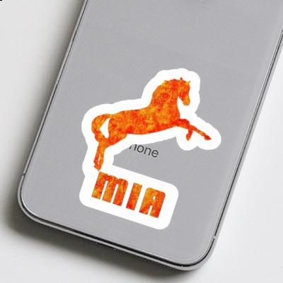 Sticker Pferd Mia Laptop Image