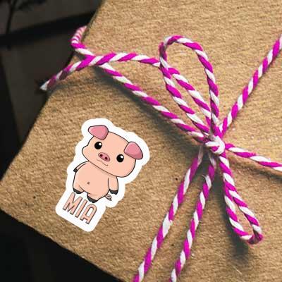 Sticker Mia Piglet Laptop Image