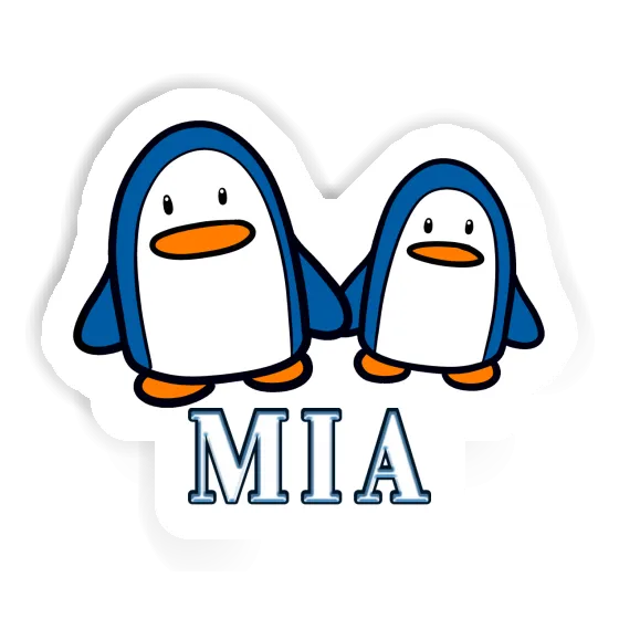 Sticker Pinguin Mia Gift package Image